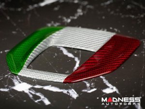 Alfa Romeo Stelvio Shift Gate Trim Panel - Carbon Fiber - Pre '20 - Italian Theme Alfa Romeo Stelvio Shift Gate Trim Panel - Carbon Fiber - Pre '20 - Italian Theme